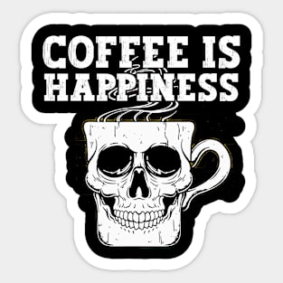 Coffee Is Happiness Sticker